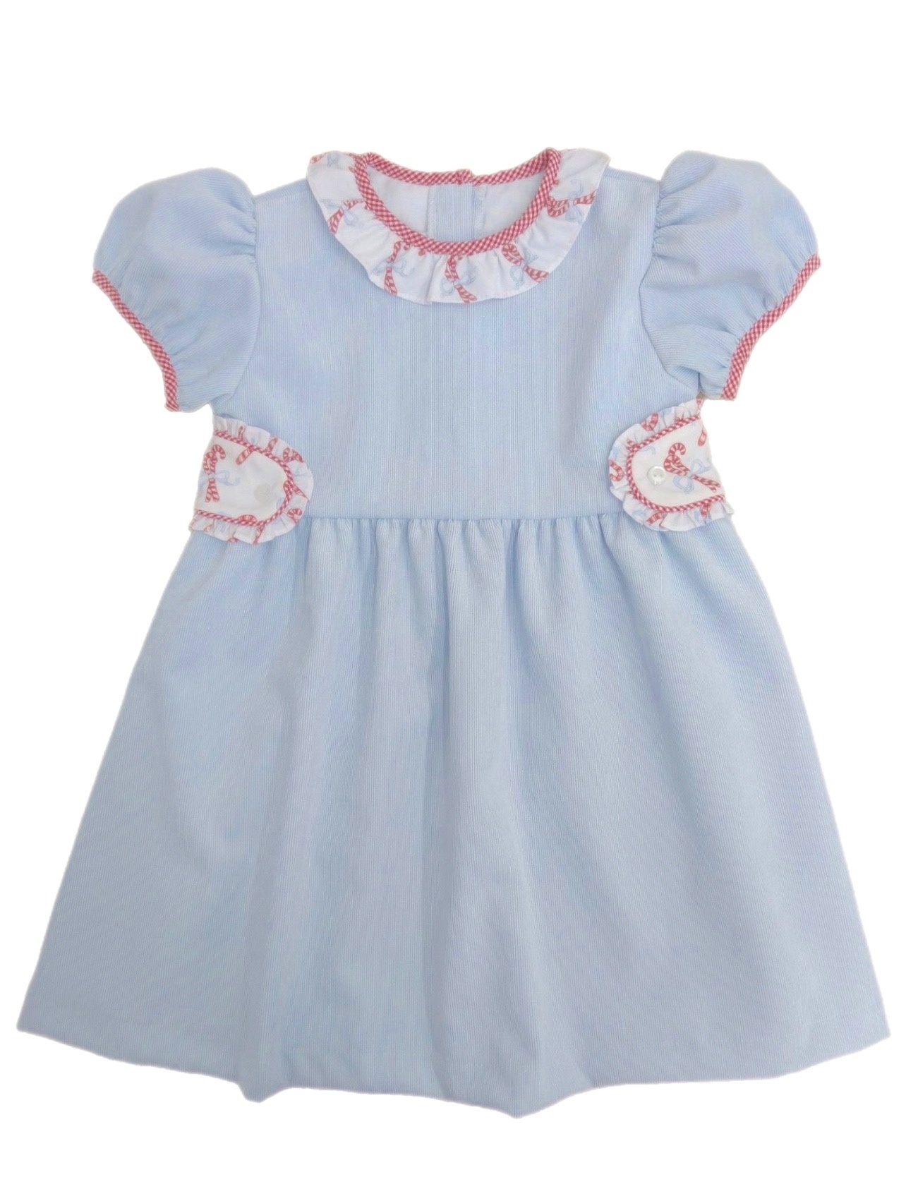 James and Lottie Tabitha Candy Cane Tab Dress James and Lottie Tabitha Candy Cane Tab Dress