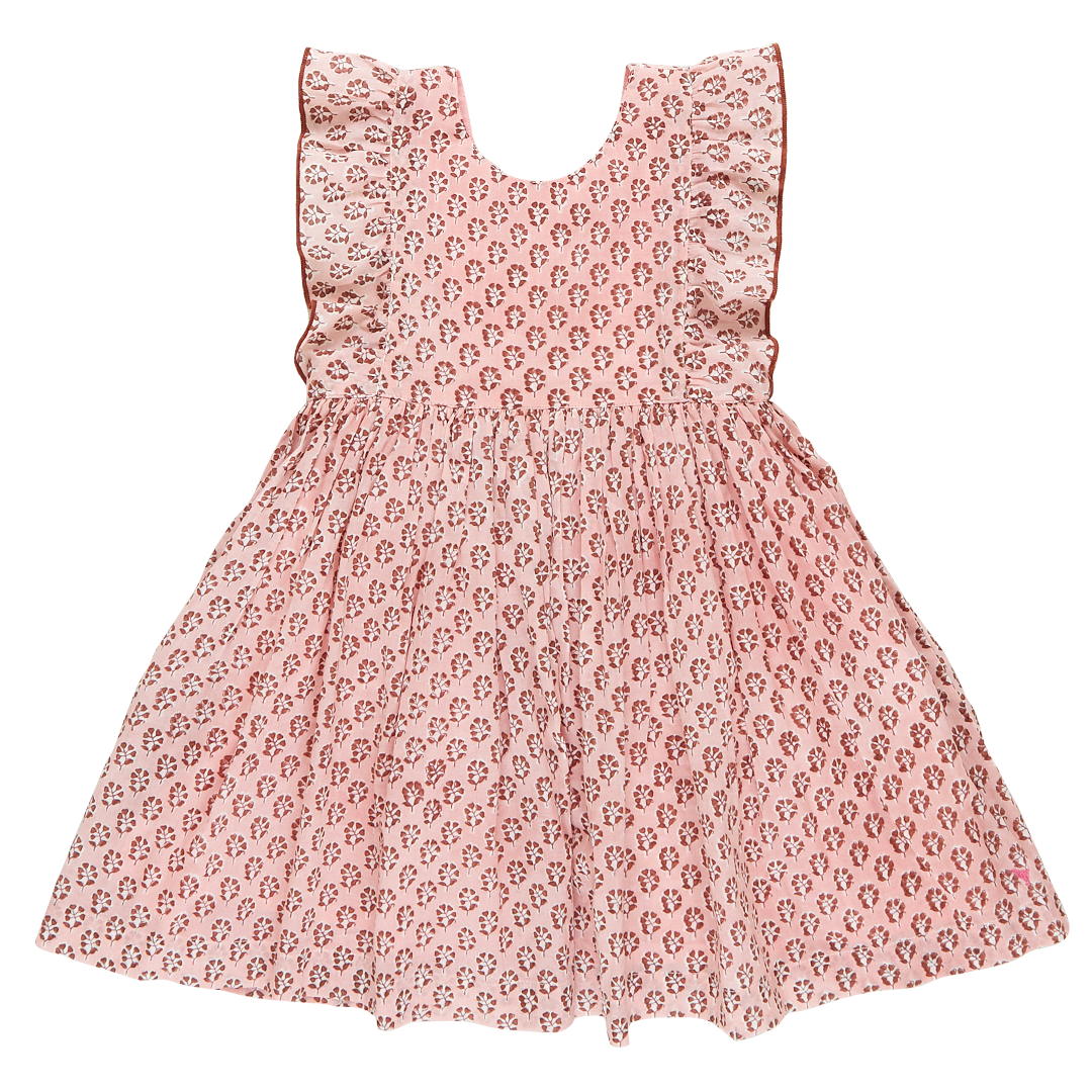 Pink Chicken Pink Lisbon Ditsy Marceline Dress Pink Chicken Pink Lisbon Ditsy Marceline Dress