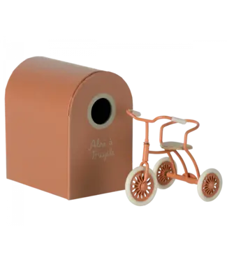 Abri a tricycle mouse- Coral