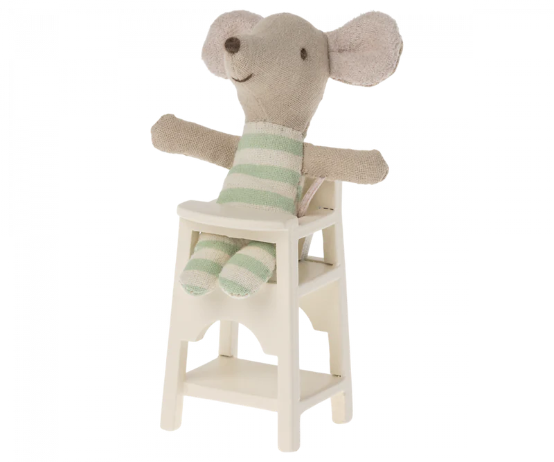 Maileg High Chair, Mouse  Off White