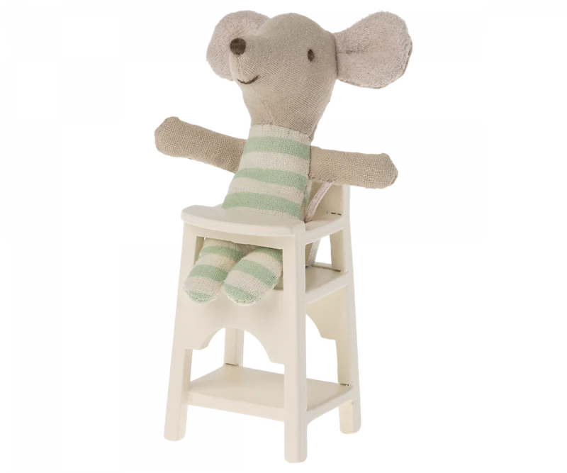 Maileg High Chair, Mouse Off White
