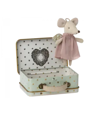 Maileg Angel Mouse in Suitcase