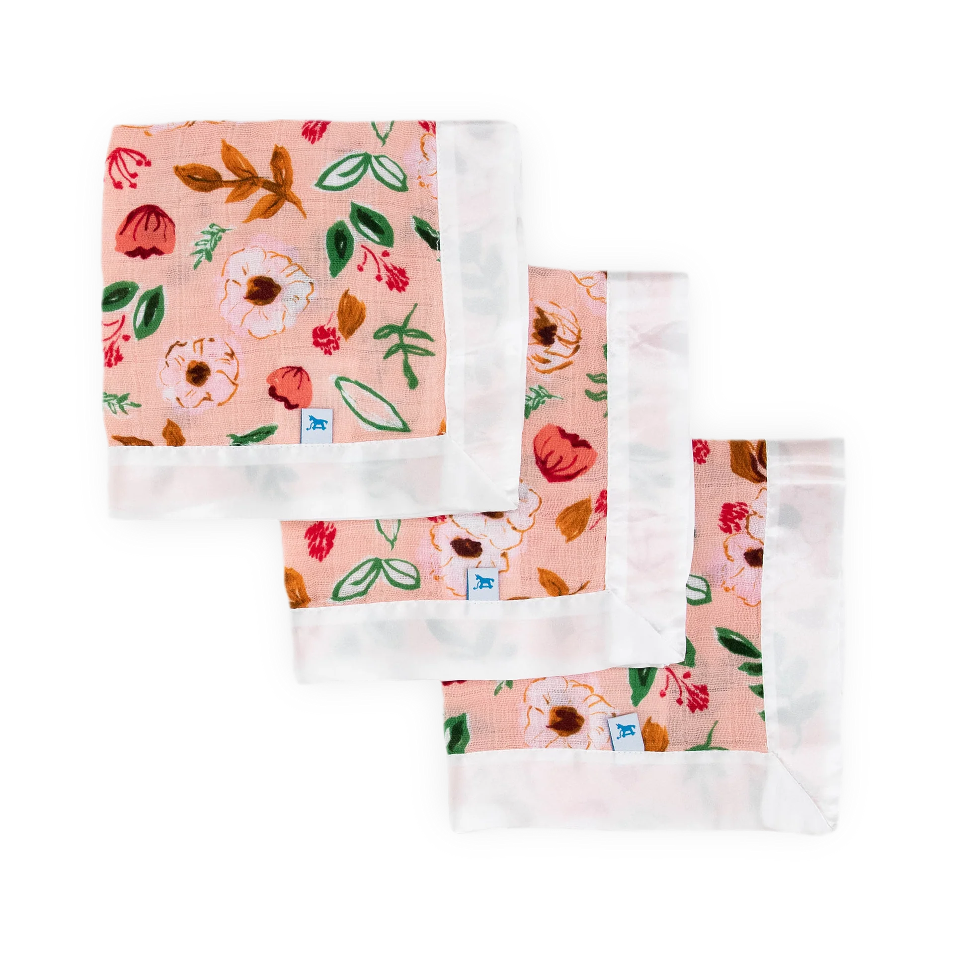 Little Unicorn Vintage Floral Security Blanket 3 Pack Little Unicorn Vintage Floral Security Blanket 3 Pack