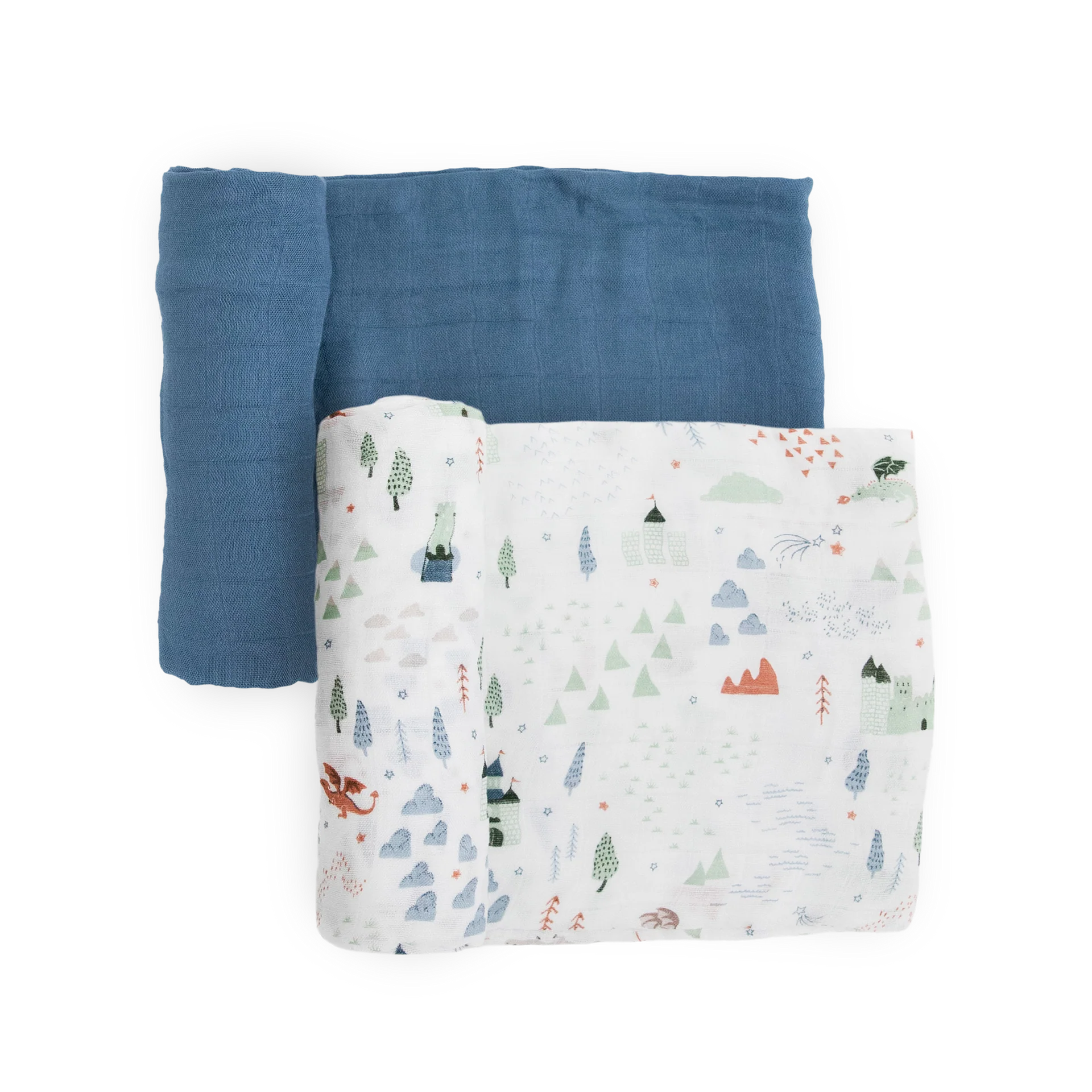 Little Unicorn Dragon Days Set Deluxe Swaddle 2 Pack Little Unicorn Dragon Days Set Deluxe Swaddle 2 Pack