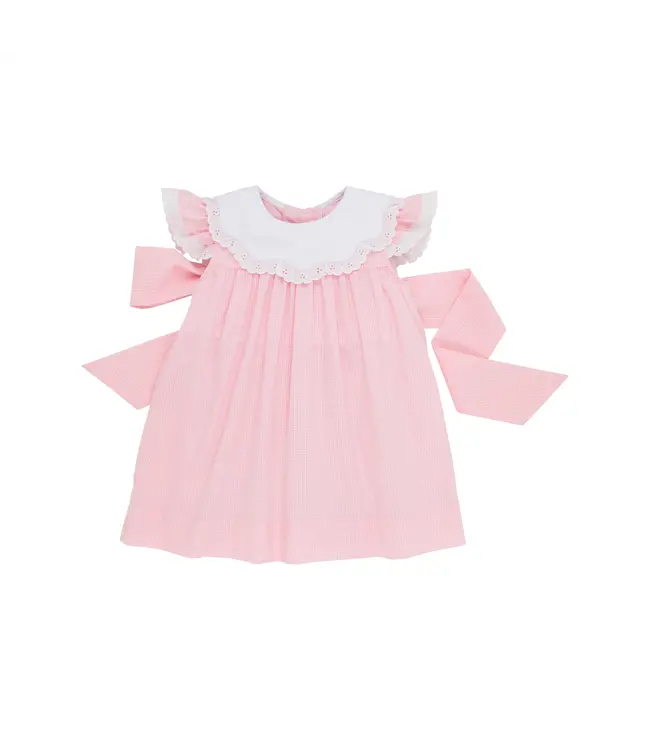 Pier Party Pink Mini Gingham Franny Frock