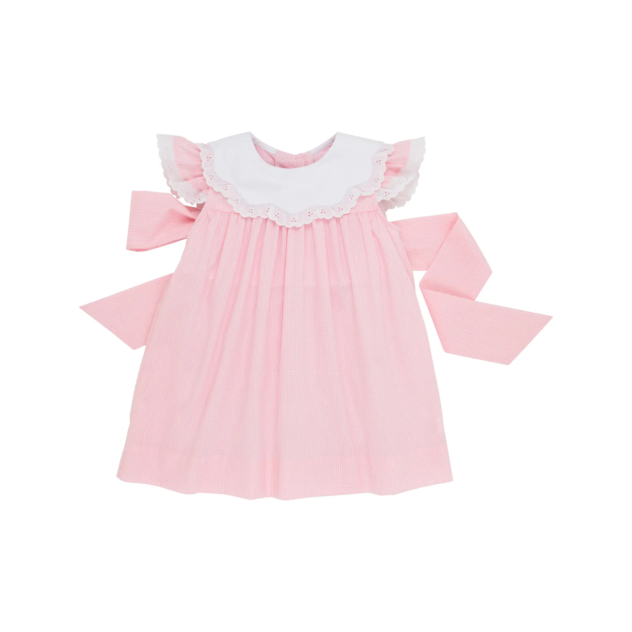 Beaufort Bonnet Pier Party Pink Mini Gingham Franny Frock Beaufort Bonnet Pier Party Pink Mini Gingham Franny Frock