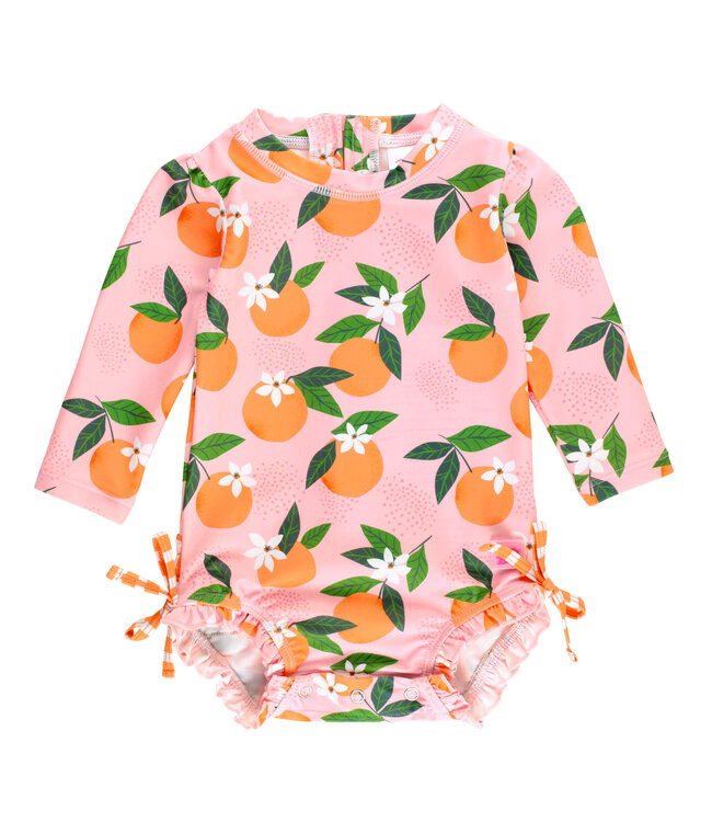 Orange You the Sweetest L/S One Piece Pash Guard