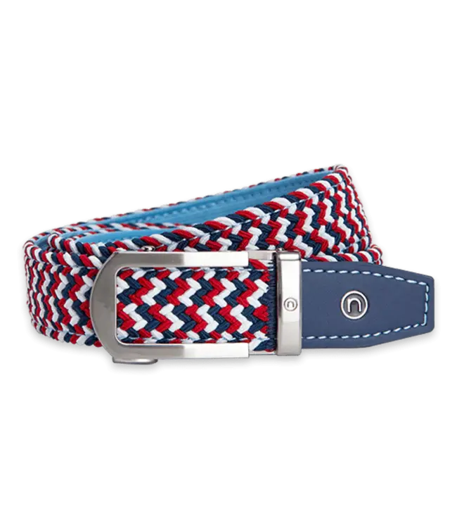 Kid's Braided Liberty 1 1/8 Strap, Golf Belt - Polliwogs