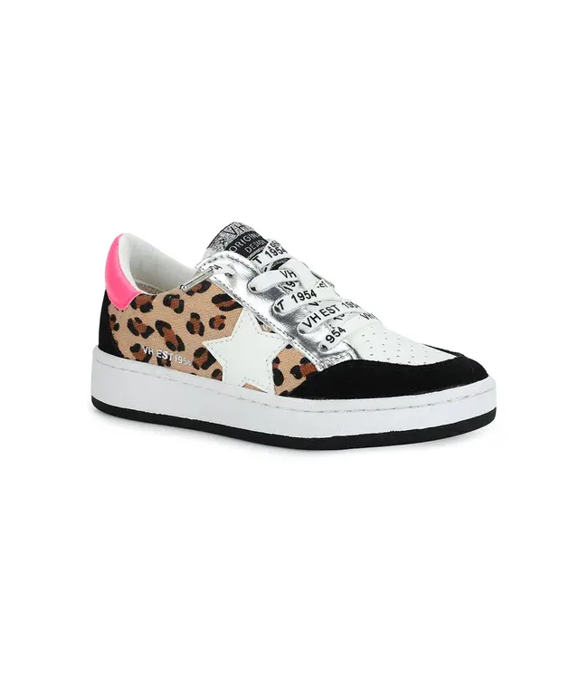 Alaia Leopard Pink Heel Low Top