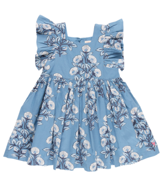 Blue Bouquet Floral Elsie Dress