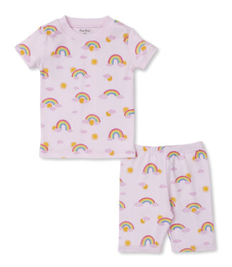 Kissy Kissy Pink Sunshine Rainbows PJ Short Set Baby