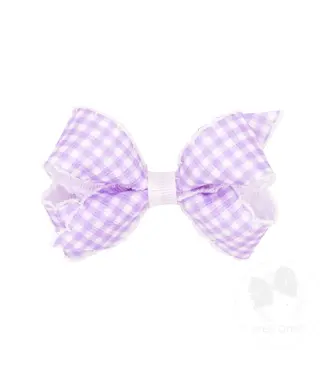 Wee Ones Mini Gingham Prnt Bow LOR