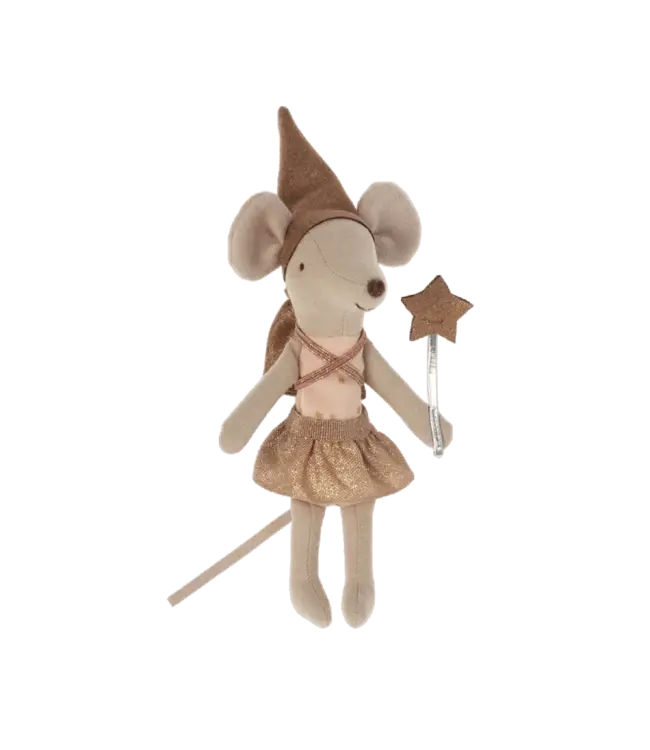 Maileg Tooth Fairy Mouse in Matchbox-Rose