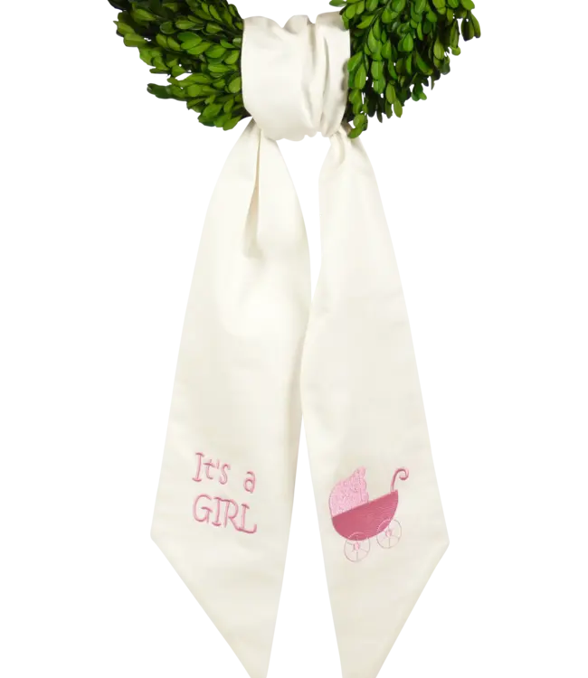 The Yellow Lamb Wreath Sash