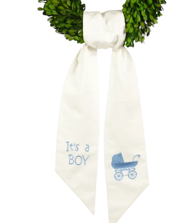 The Yellow Lamb Wreath Sash