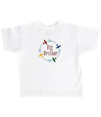 Bailey Boys White Knit Big Brother Tee
