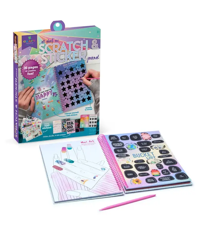 Craft-Tastic Scratch & Sticker Journal