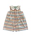 School Stripes Button Dress