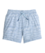 Subdued Blue Y Ocean Water Stripe Swim Trunk