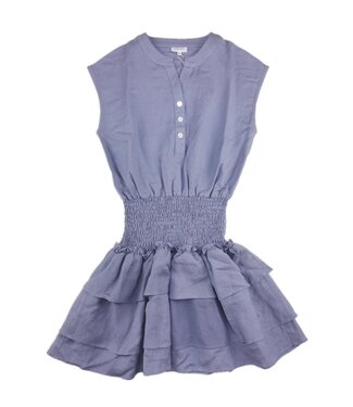 Drew Dress Wisteria Linen