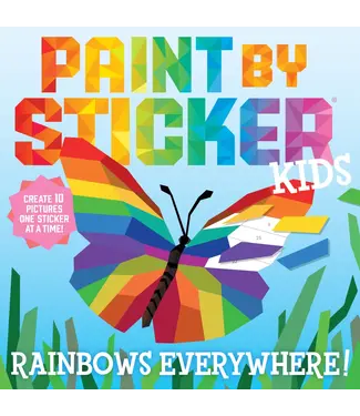 hachette book group Paint by Sticker Kids: Rainbows Everywhere!