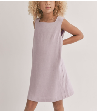 Lavender LA Luna Back Cutout Mini Dress