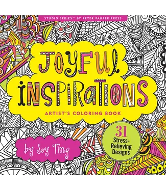 Peter Pauper Press Joyful Inspirations Color Book