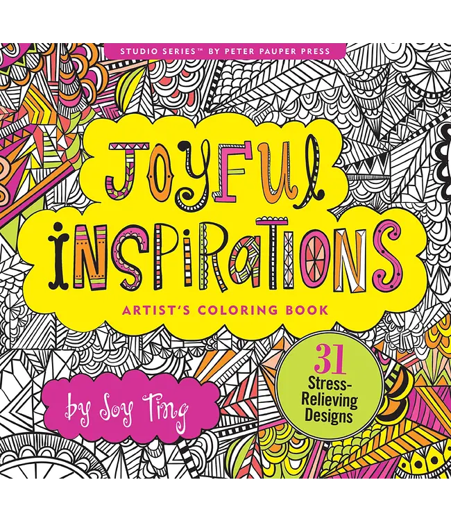 Peter Pauper Press Joyful Inspirations Color Book