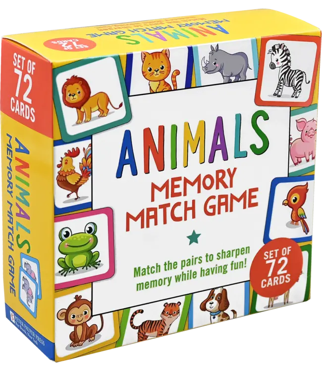 Peter Pauper Press Memory Match Game-Animals