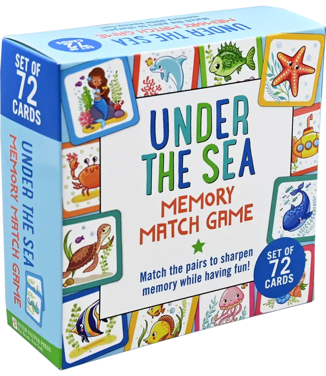 Peter Pauper Press Memory Match Game-Under the Sea