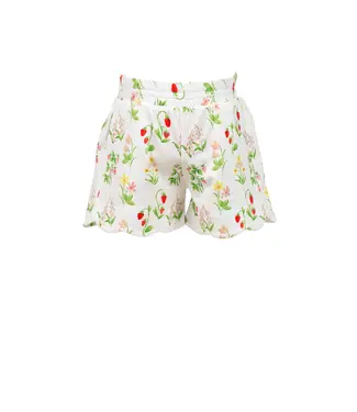 the proper peony Berry Scallop Shorts