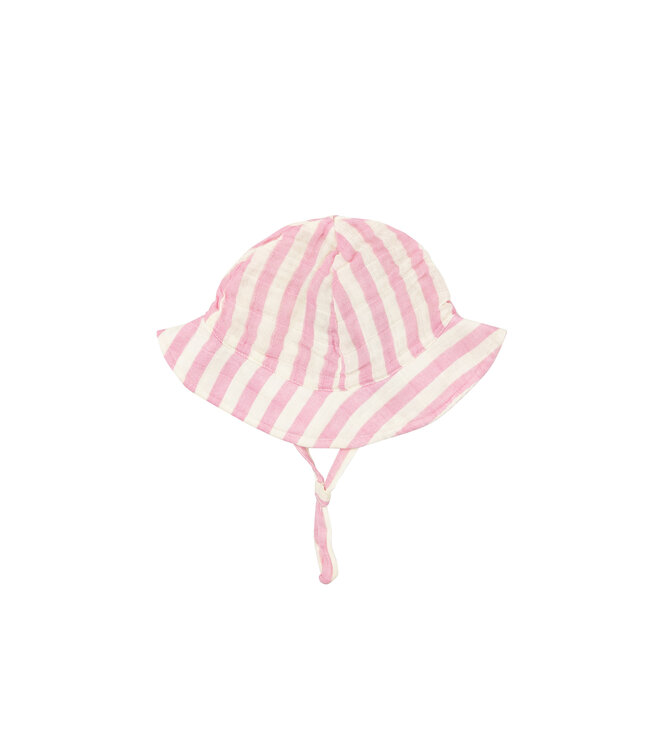 Pink Stripe Sun Hat