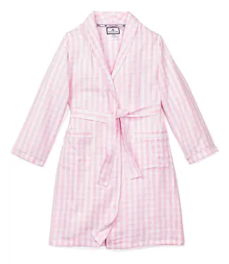 Pink Gingham Robe
