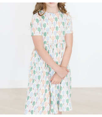 Pickleball S/S Pocket Twirl Dress