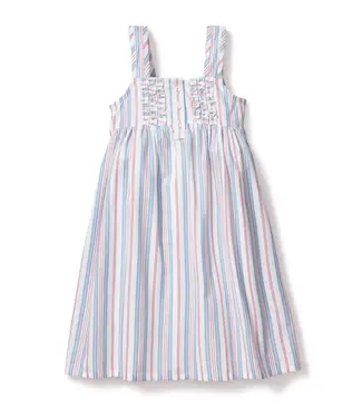 Vintage French Stripes Charlotte Nightgown