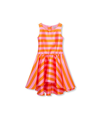 Stripe High-Low Stripe Dress