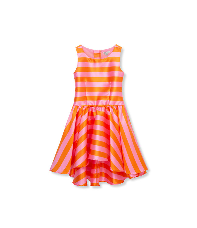 Stripe High-Low Stripe Dress