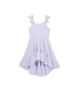 Habitual Lilac Ruffle High-Low Dress