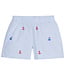 Anchors Aweigh Nautical Embroidered Basic Short