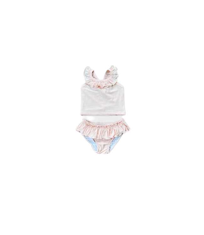 babysprouts Baby Pink 2 Pc. Tankini Swim Suit