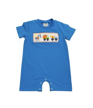 Construction Smocked Romper