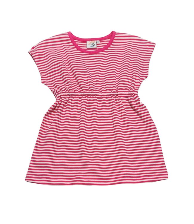 Hot Pink/White Stripe Dress