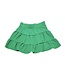 Good Girl Green Crinkle Texture Tiered Skirt