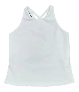 White Cross Back Athletic Top