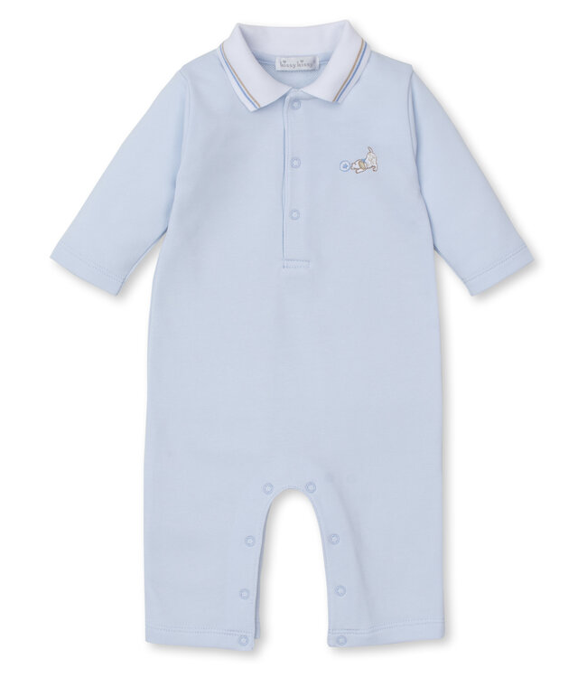 Kissy Kissy Blue Pups in Action Playsuit