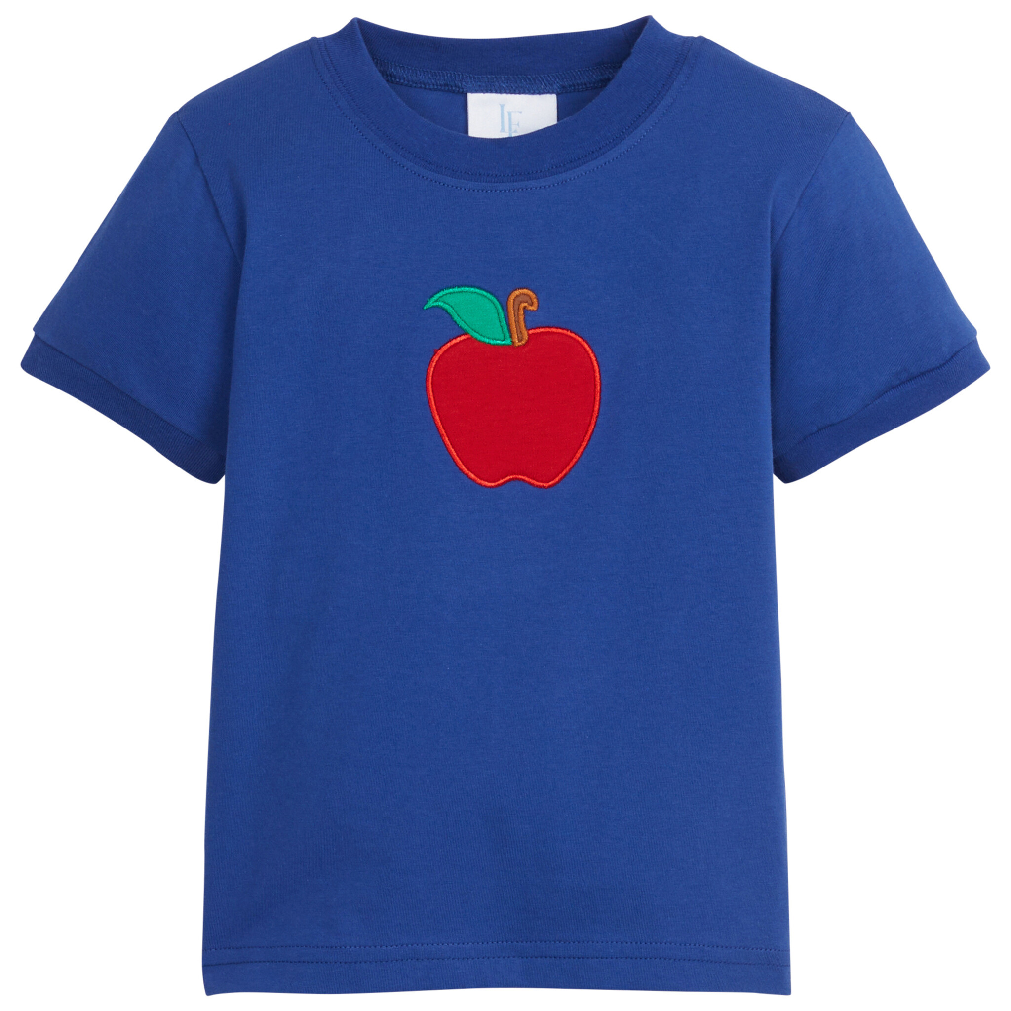 Royal Blue T Shirt w Apple Polliwogs Children s Boutique