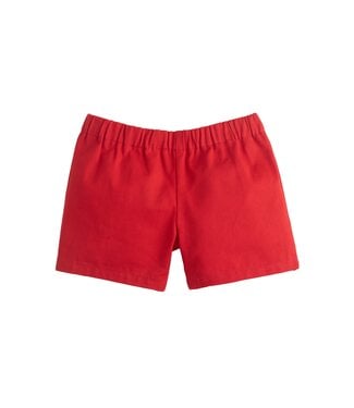 Little English Basic Red Twill Short