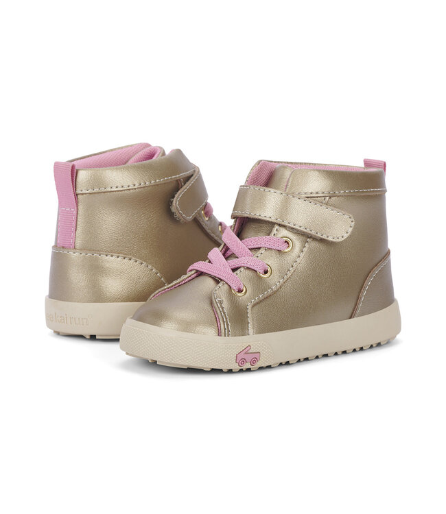 see kai run Hudson Gold High Top Sneaker