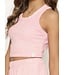 Kaveah Pink Icing Terry Cloth Muscle Tank