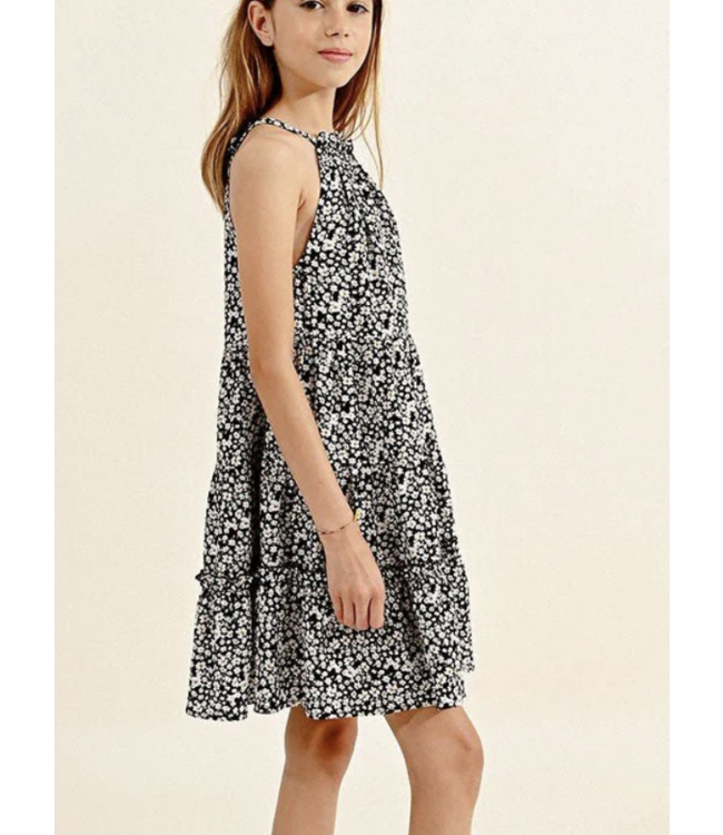 Molly Bracken Black Mimi Woven Dress